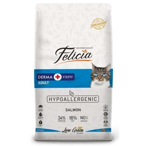 Felicia Az Tahıllı Hypoallergenic Somonlu Yetişkin Kedi Maması 12 Kg(stt.04/2026)