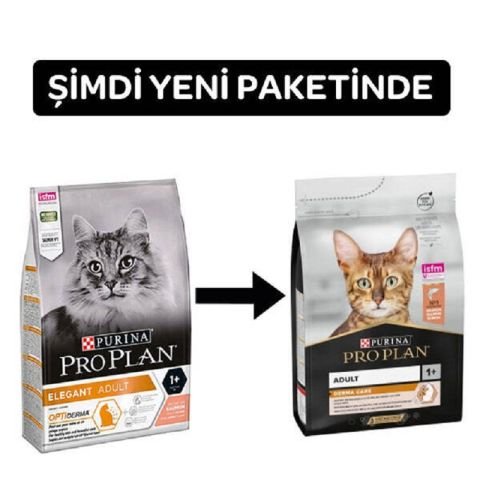 Proplan Elegant Optiderma Somonlu Yetişkin Kedi Maması 10 kg (stt.09/2027)