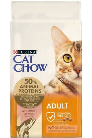Cat Chow Somon & Ton Balıklı Yetişkin Kuru Kedi Maması 15 Kg(stt.07/2027)