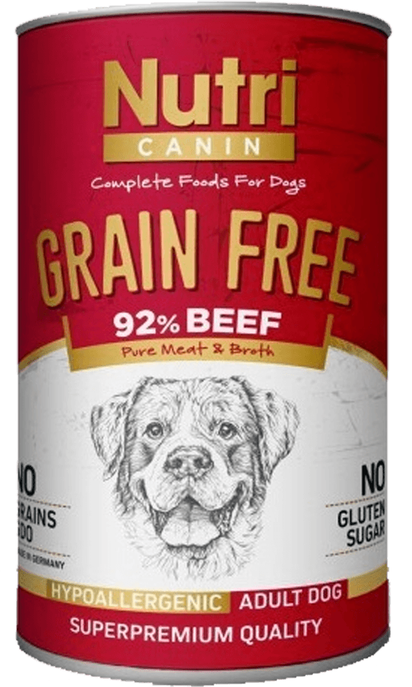 Nutri Canin Tahılsız Biftekli Patatesli Köpek Konservesi 400 Gr(stt.02/2029)