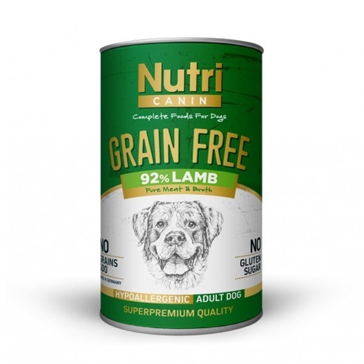 Nutri Canin Tahılsız Kuzu Etli Patatesli Köpek Konservesi 400 Gr(stt.02/2027)