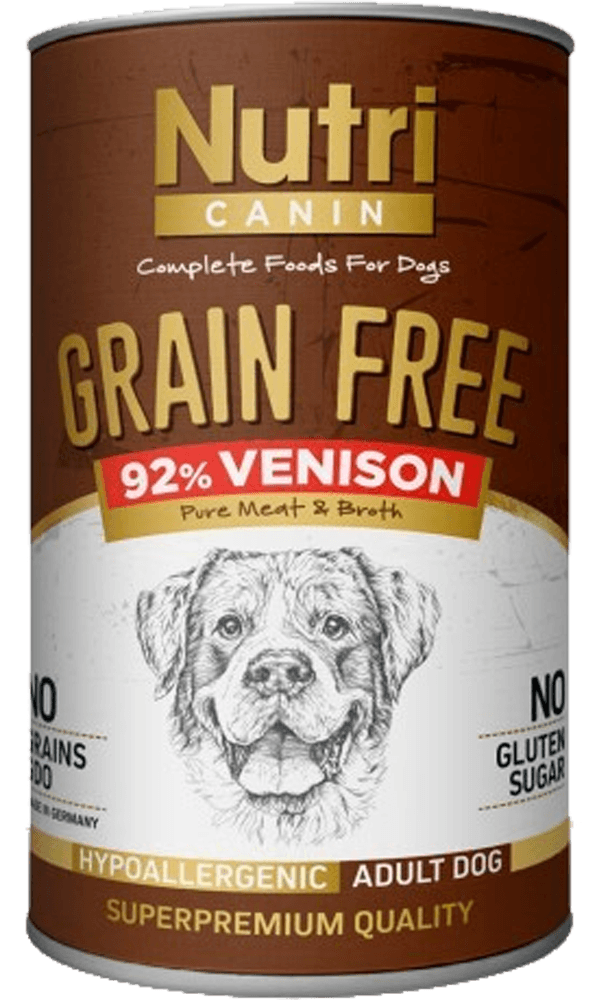 Nutri Canin Tahılsız Geyik Etli Patatesli Köpek Konservesi 400 Gr(skt.04/2028)