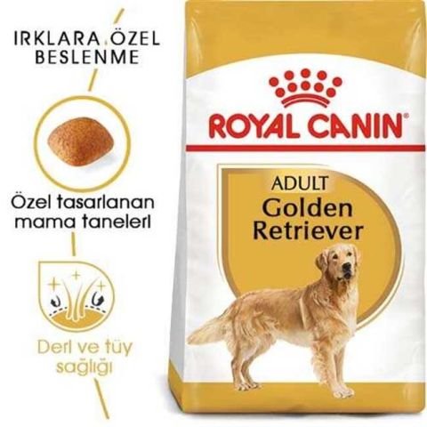Royal Canin Adult Golden Retriever Yetişkin Köpek Özel Irk Kuru Maması 12 Kg (stt:02/2026)