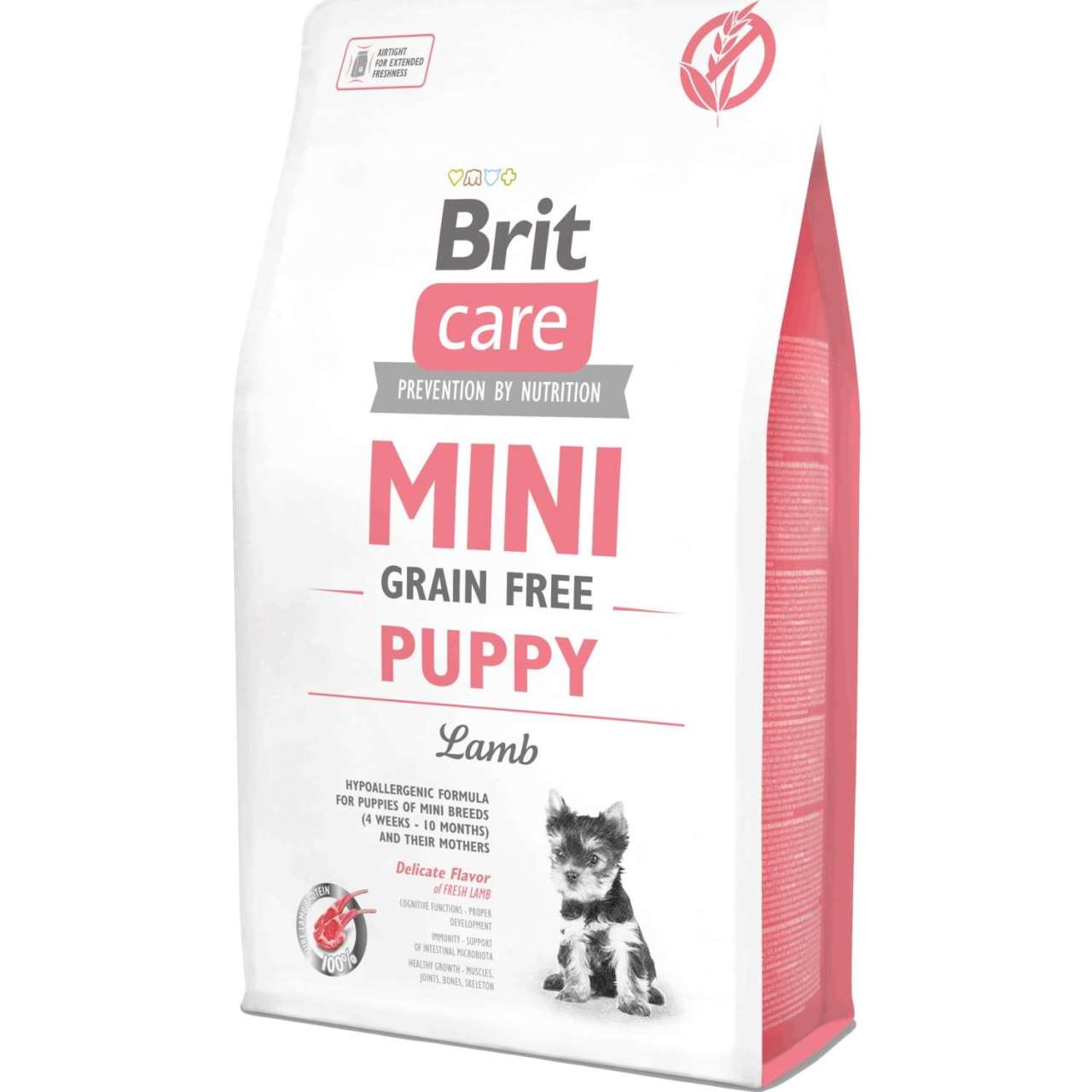 Brit Care Mini Hypo-Allergenic Kuzulu Tahılsız Küçük Irk Yavru Köpek Maması 7kg(stt.12/2026)