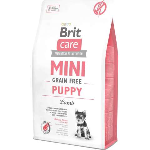 Brit Care Mini Hypo-Allergenic Kuzulu Tahılsız Küçük Irk Yavru Köpek Maması 7kg(stt.03/2026)