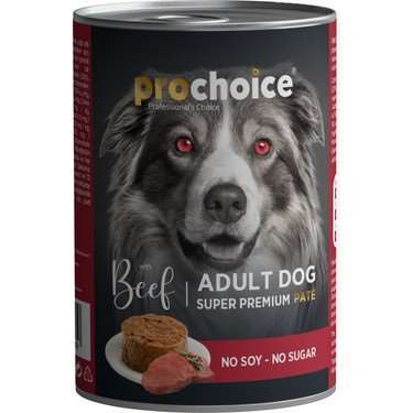 Prochoice Sığır Etli Pate(Ezme)Yetişkin Köpek Konsevesi 400 Gr(stt.12/2028)
