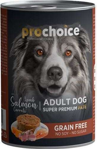 Prochoice Kuzu Etli Somonlu Havuçlu Ezme Konserve Köpek Maması 400 Gr(stt.11/2028)