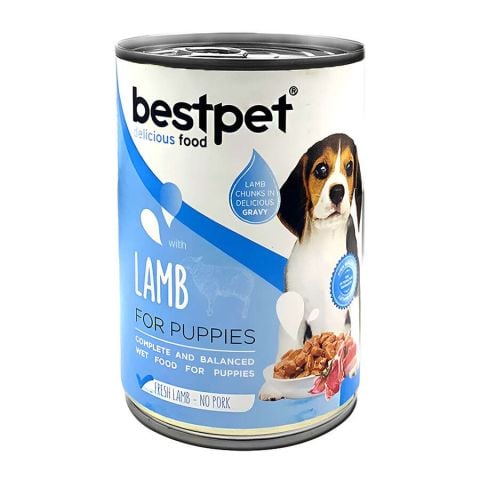 Bestpet Puppy Kuzu Etli Yavru Köpek Konservesi 400 gr (stt.06/2027)