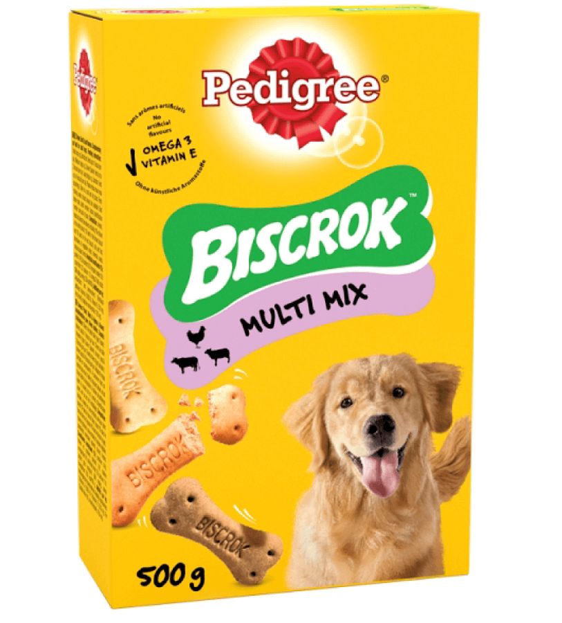 Pedigree Biscrok Multi Mix Köpek Ödül Bisküvisi 500 G(stt.03/2026)