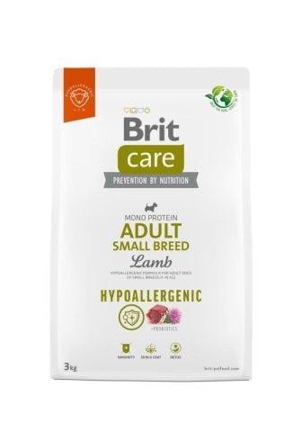Brit Care Mono Protein Hipoalerjenik Kuzu Etli Küçük Irk(Small Breed) Yetişkin Köpek Maması 3 kg (stt: 05/2027)