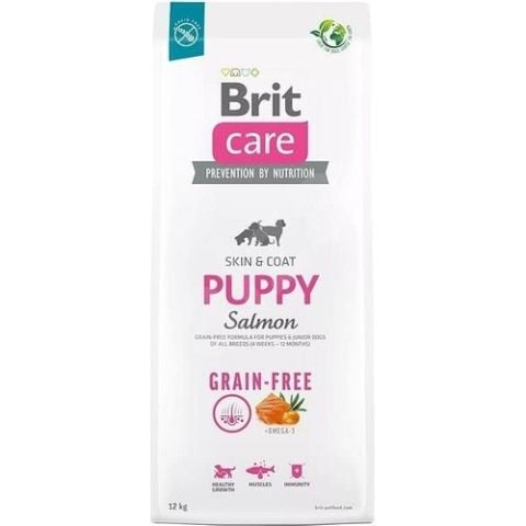 Brit Care Skin  Coat Puppy Tahılsız Somonlu Yavru Köpek Maması 12 kg (stt:12/2027)