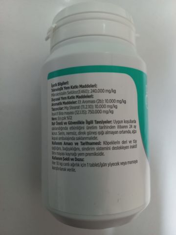 Natur Brewers Yeast Köpekler İçin Sarımsaklı Maya 150 Tablet(stt.08/2026)