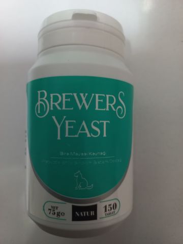 Natur Brewers Yeast Köpekler İçin Sarımsaklı Maya 150 Tablet(stt.11/2027)