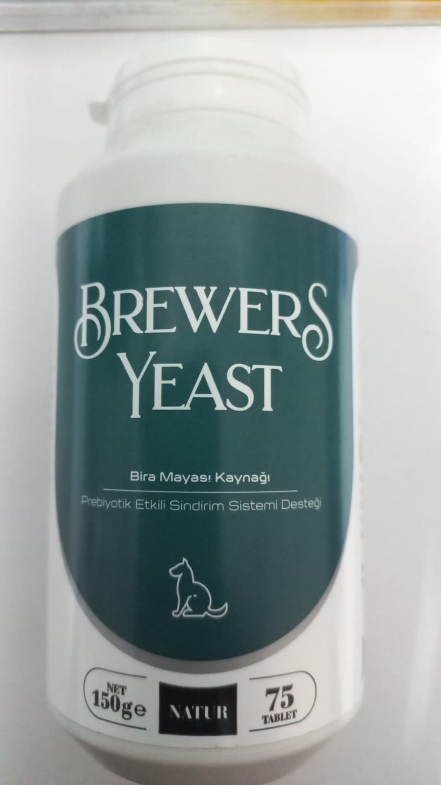 Natur Brewers Yeast Köpekler için Prebiyotik Etkili Sindirim Sistemi Desteği 75 Tablet (stt.05/2026)