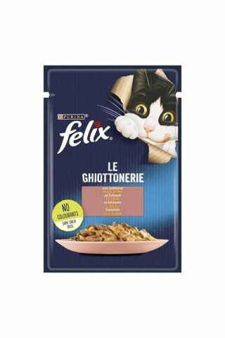 Felix Jöle içinde Somonlu Kedi Konservesi 85 gr.
