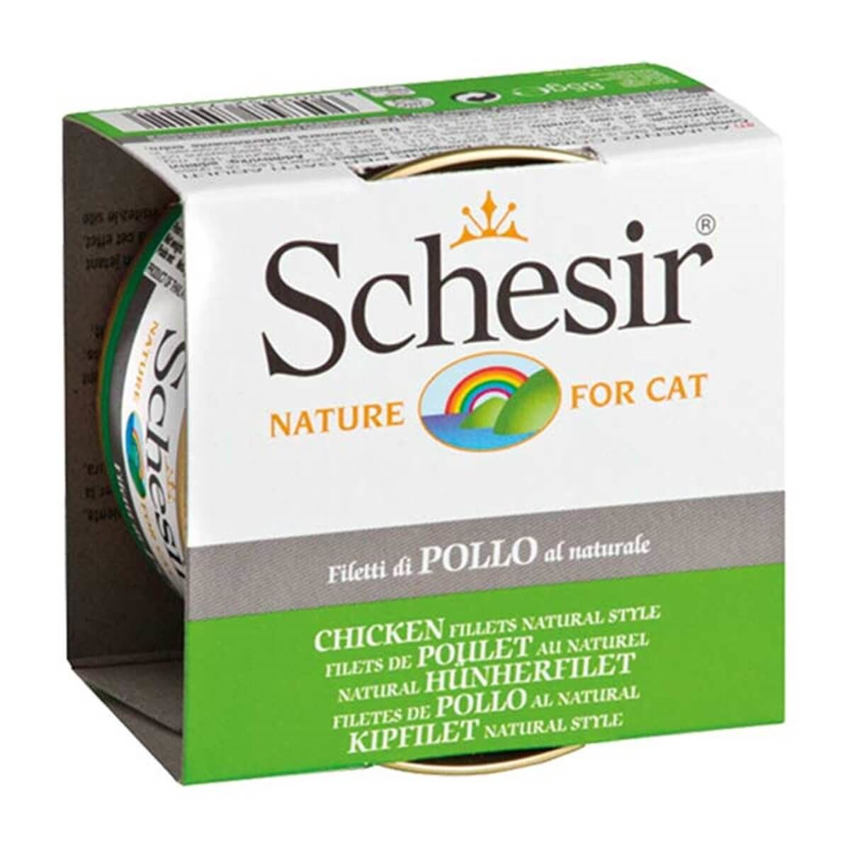 Schesir Tavuk Fileto Soslu Kedi Konservesi 85 Gr (stt:03/2027)