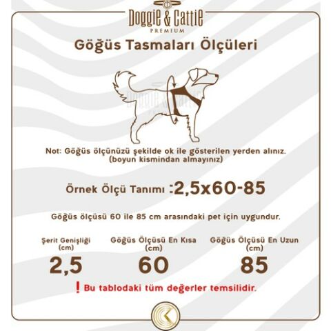 DOGGİE DSGT 10M GÖĞÜS TASMASI
