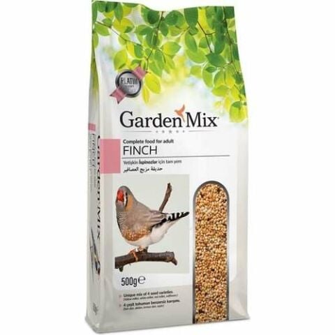Gardenmix  Platin Finches Hint Bülbülü Yemi 500 gr (stt.04/2028)