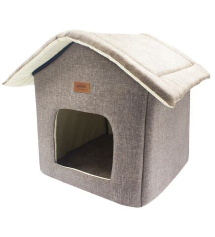Lepus Shack House Yatak Kahve (35x35x40cm)