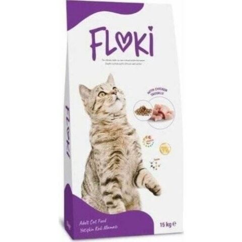 Floki Tavuklu Yetişkin Kedi Maması 15 kg(stt:04/2026)
