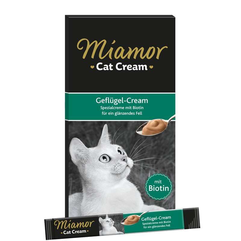 Miamor Cat Cream Kümes Hayvanlı Kedi Ödülü 6 x 15 gr (stt:08/2026)