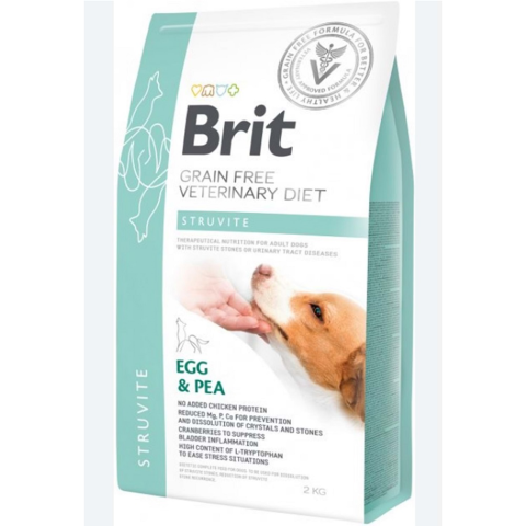 Brit Veterinay Diet Struvite İdrar Yolu Sağlığı Destekleyici Tahılsız Köpek Maması 2 kg (stt:06/2027)