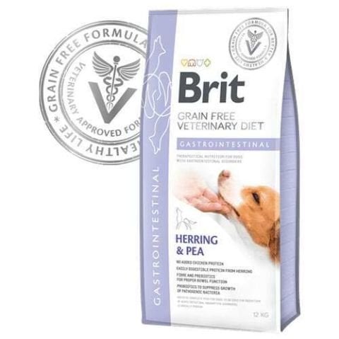 Brit Veterinary Diet Gastrointestinal Sindirim Sistemi Destekleyici Tahılsız Köpek Maması 2 kg (stt:02/2026)