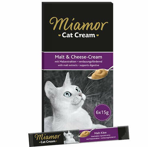 Miamor Cat Snack Malt Cream Peynirli Kedi Ödülü 6 x 15 Gr(stt.09/2027)