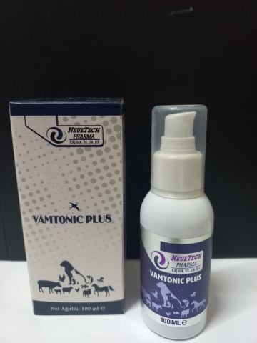 Vamtonic Plus 100 ml Kedi Köpek Vitamin Mineral Aminoasit (Yenilenmiş Formül) (stt:12/2028)