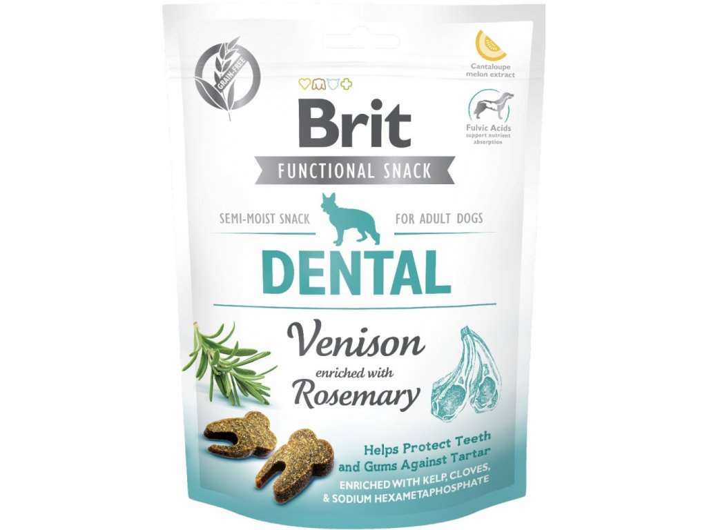 Brit Care Functional Snack Dental Geyik Etli Ve Biberiyeli Köpek Ödül Maması 150 gr(stt.06/2026)