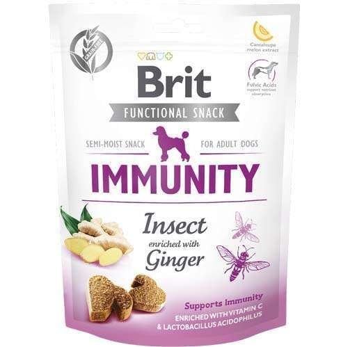 Brit Functional Snack Immunity Bağışıklık Güçlendirici Böcekli Zencefilli Köpek Ödül Maması 150 gr