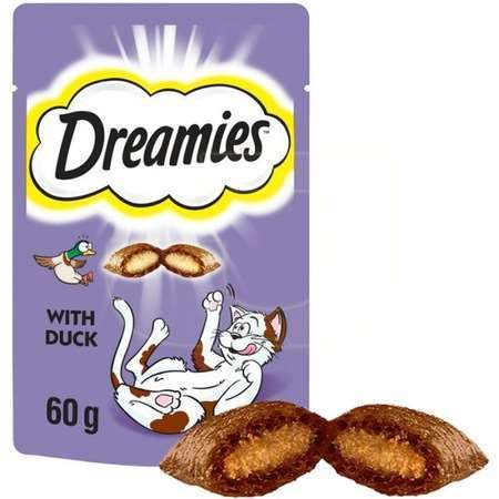 Dreamies İçi Dolgulu Ördekli Kitir Kedi Ödülü 60 Gr.(stt.04/2027)