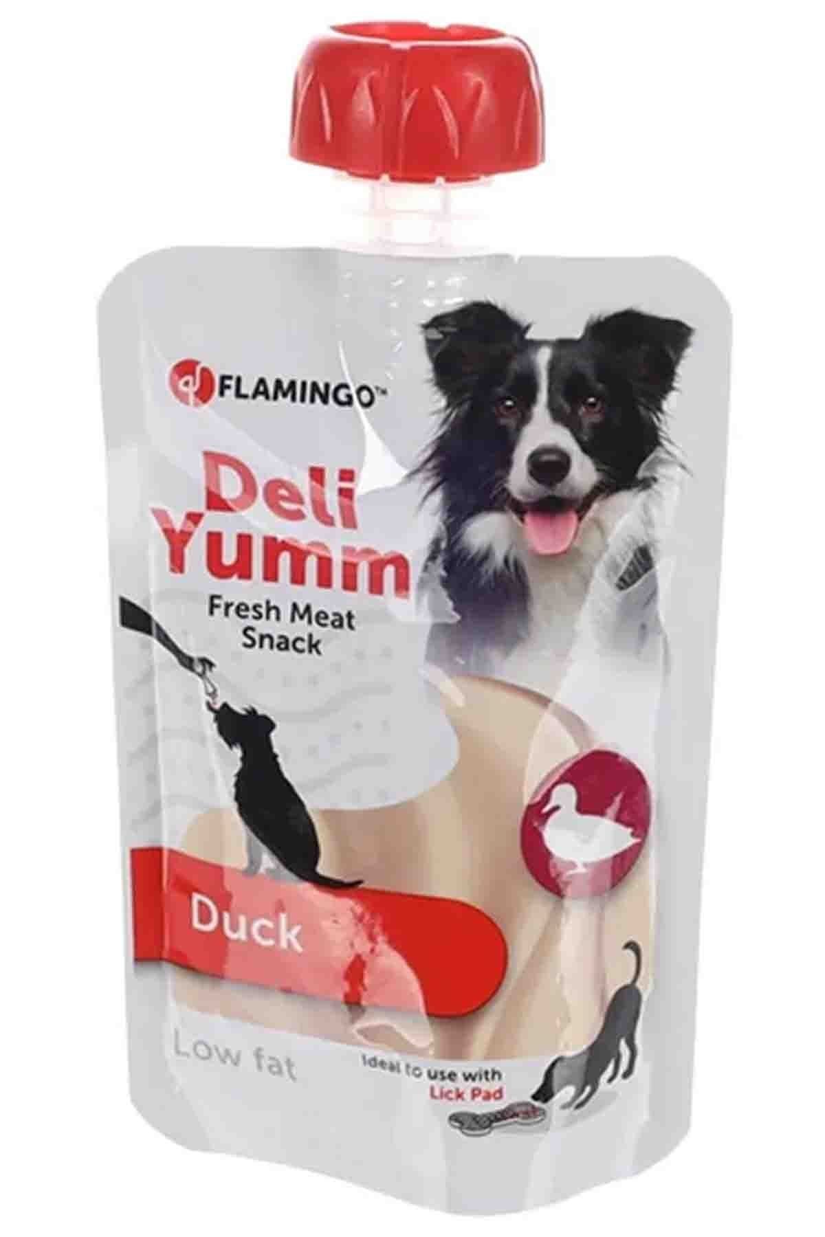 Beaphar Flamingo Deli Yumm Ördekli Taze Sıvı Köpek Ödülü 90 gr  (stt:03/2025)