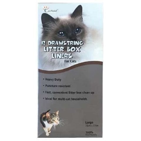 Eastland Kedi Tuvalet Kabı Poşeti L (75cm x 37cm)(12 adet)