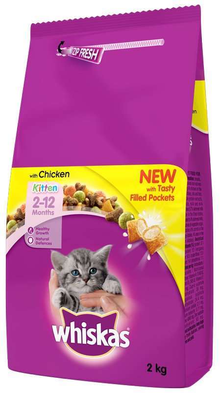 Whiskas Junior Tavuklu Yavru Kedi Maması 2 Kg (stt.07/2027)