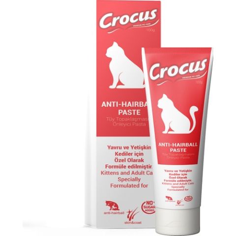 CROCUS ANTİ HAİRBALL KEDİ MALT MACUNU 100 GRAM