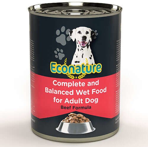Econature Beef Soslu Sığır Etli Yetişkin Köpek Konservesi 400 gr ( stt:05/2027)