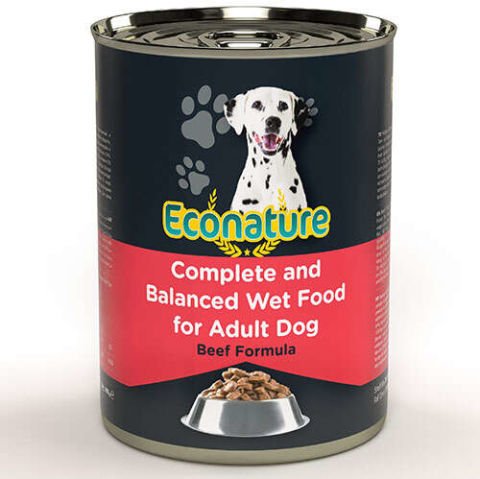 Econature Beef Soslu Sığır Etli Yetişkin Köpek Konservesi 400 gr ( stt:05/2027)