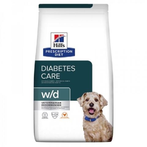 Hills Prescription Diet Diabetes Care w/d Tavuklu Köpek Maması 4 kg (stt:05/2027)