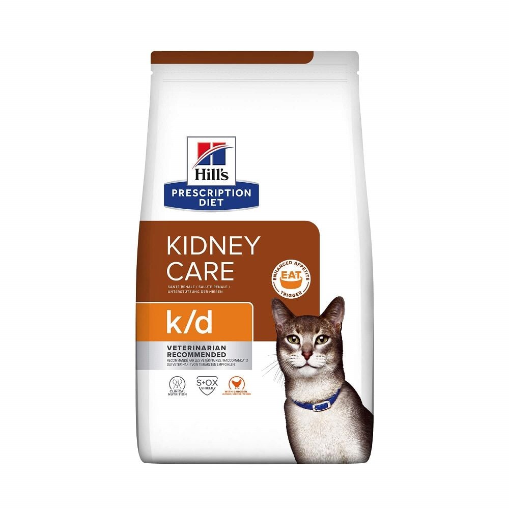 Hills Prescription Diet Kidney Care k/d Tavuklu Kedi Maması 1,5 kg (10/2026)