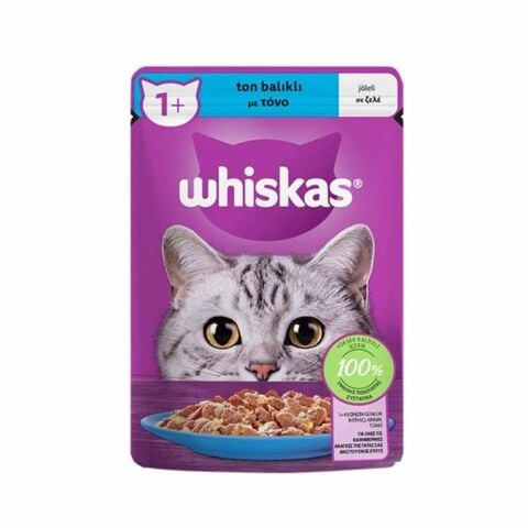 Whiskas Ton Balıklı Jöleli Kedi Konservesi 85 gr (stt:08/2027)