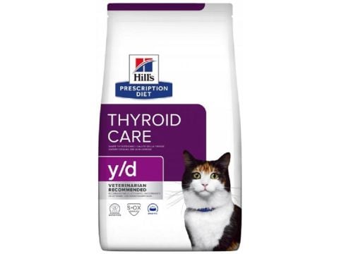 Hills Prescription Diet Thyroid Care y/d Kedi Maması 1,5 kg (stt:11/2027)