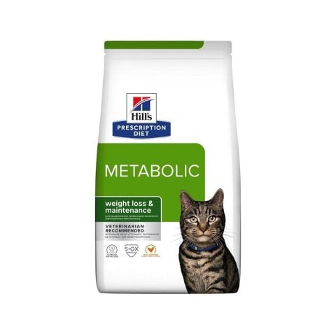 Hills Prescription Diet Metabolic weight loss & maintenance Tavuklu Kedi Kuru Maması 1,5 kg (stt:09/2026)