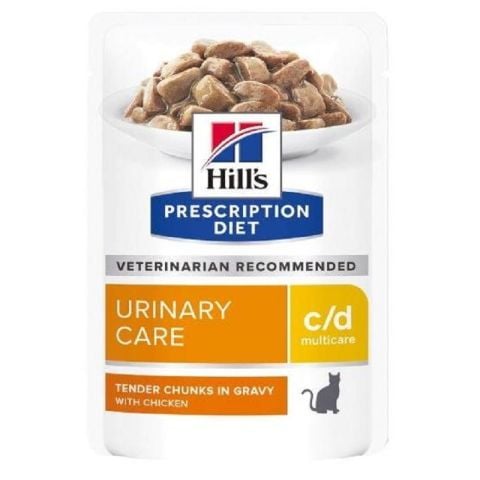 Hills Prescription Diet Urinary Care c/d Tavuklu Kedi Konservesi 85 gr X 12 ADET(stt:03/2026)