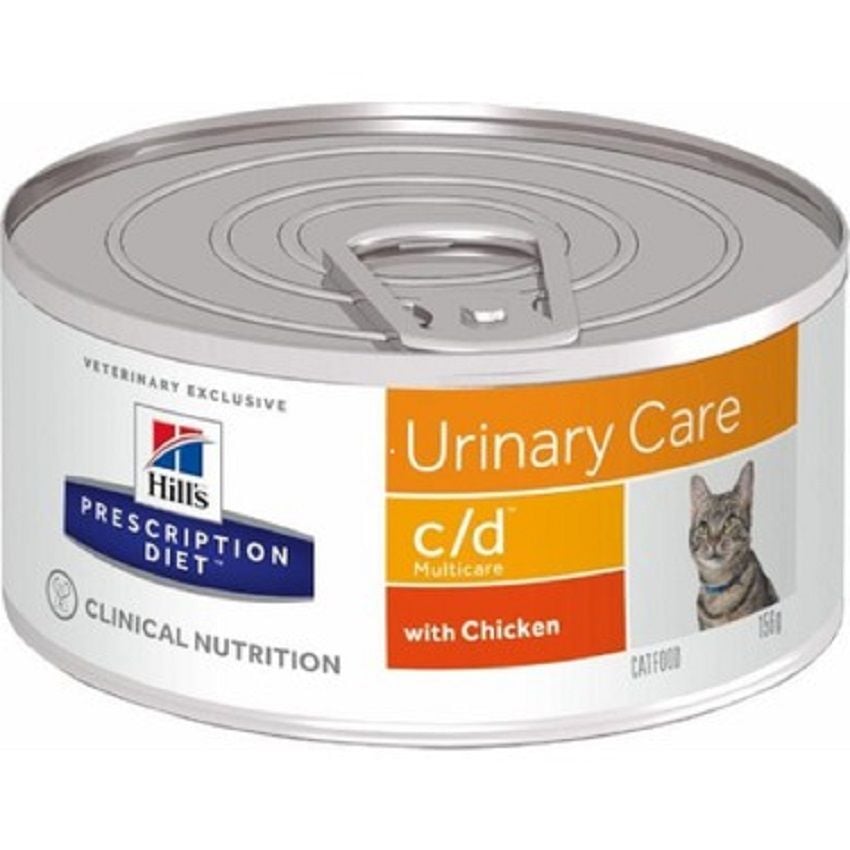 Hills Prescription Diet Urinary Care c/d Tavuklu Kedi Konservesi 82 gr (stt: 11/2025)