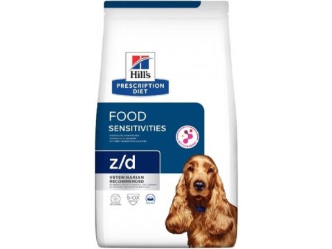Hills Prescription Diet Food Sensitivies Z/D Köpek Kuru Maması 10 kg (stt:08/2027)